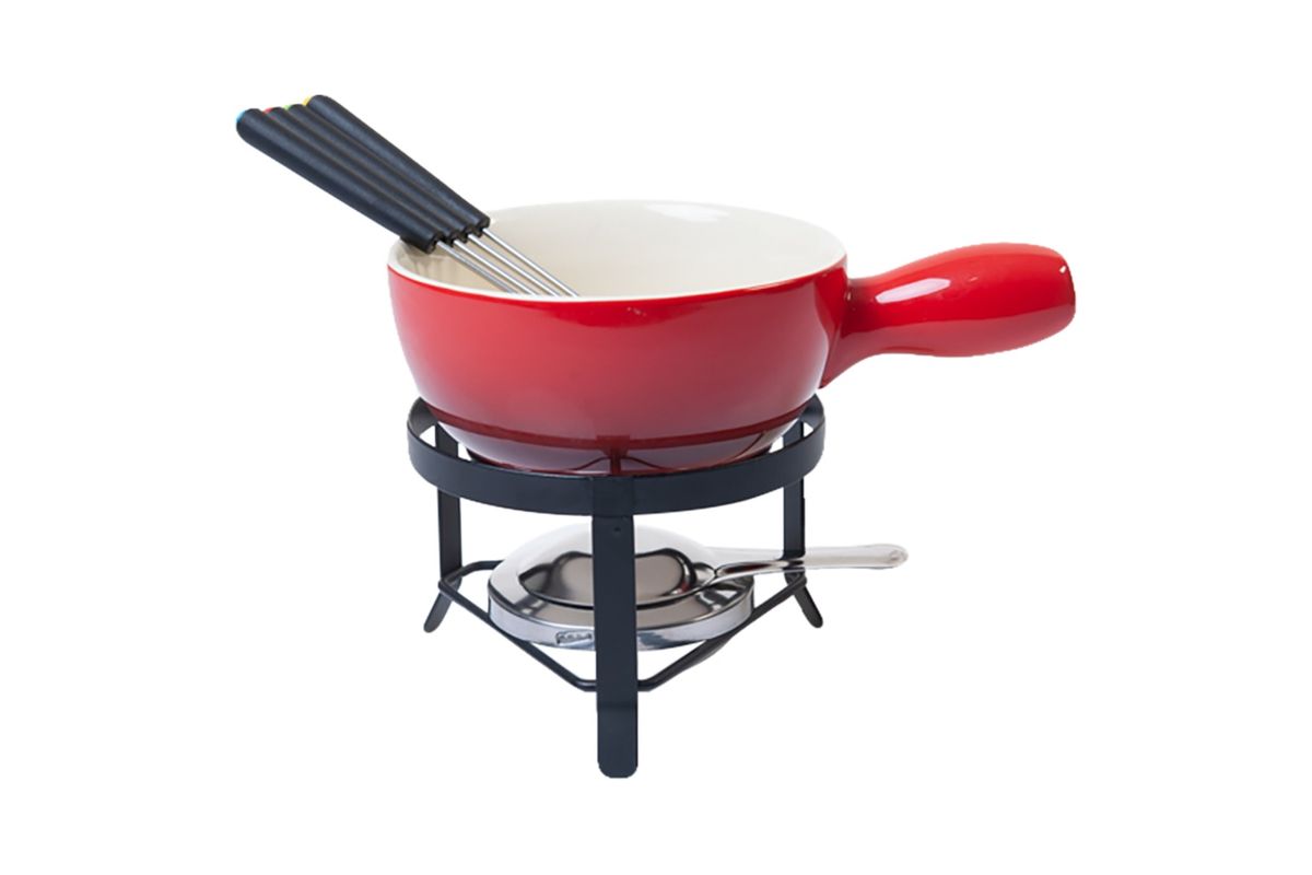 Conjunto para Fondue 8 peças - Vermelho Brinox