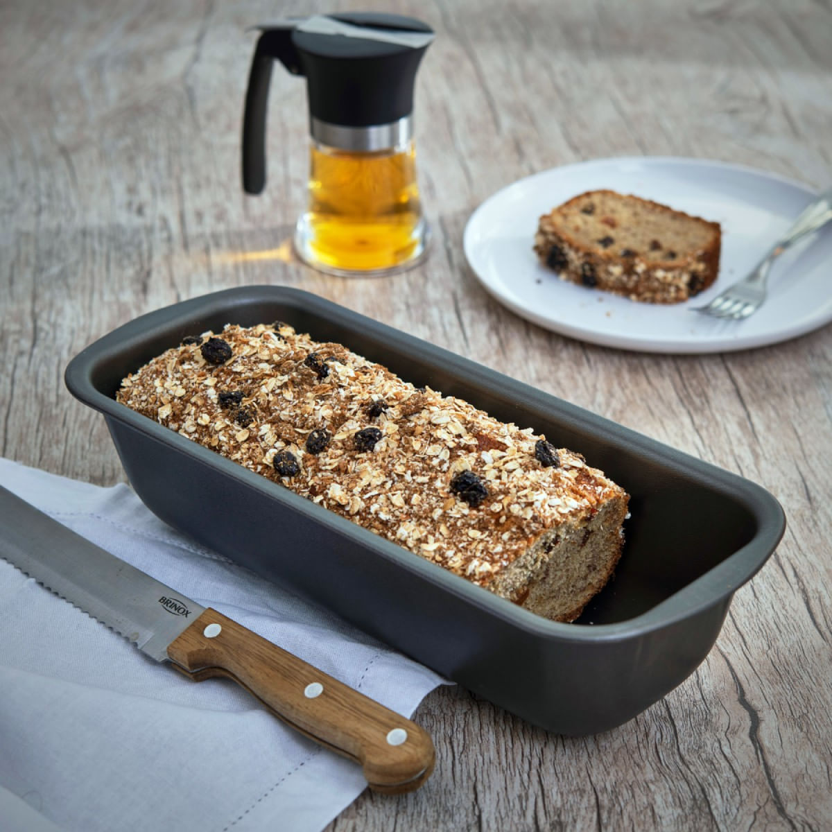 Forma para Pão Brinox Bakeware 30 x 12,5 x 7 cm Grafite - Imagem 2