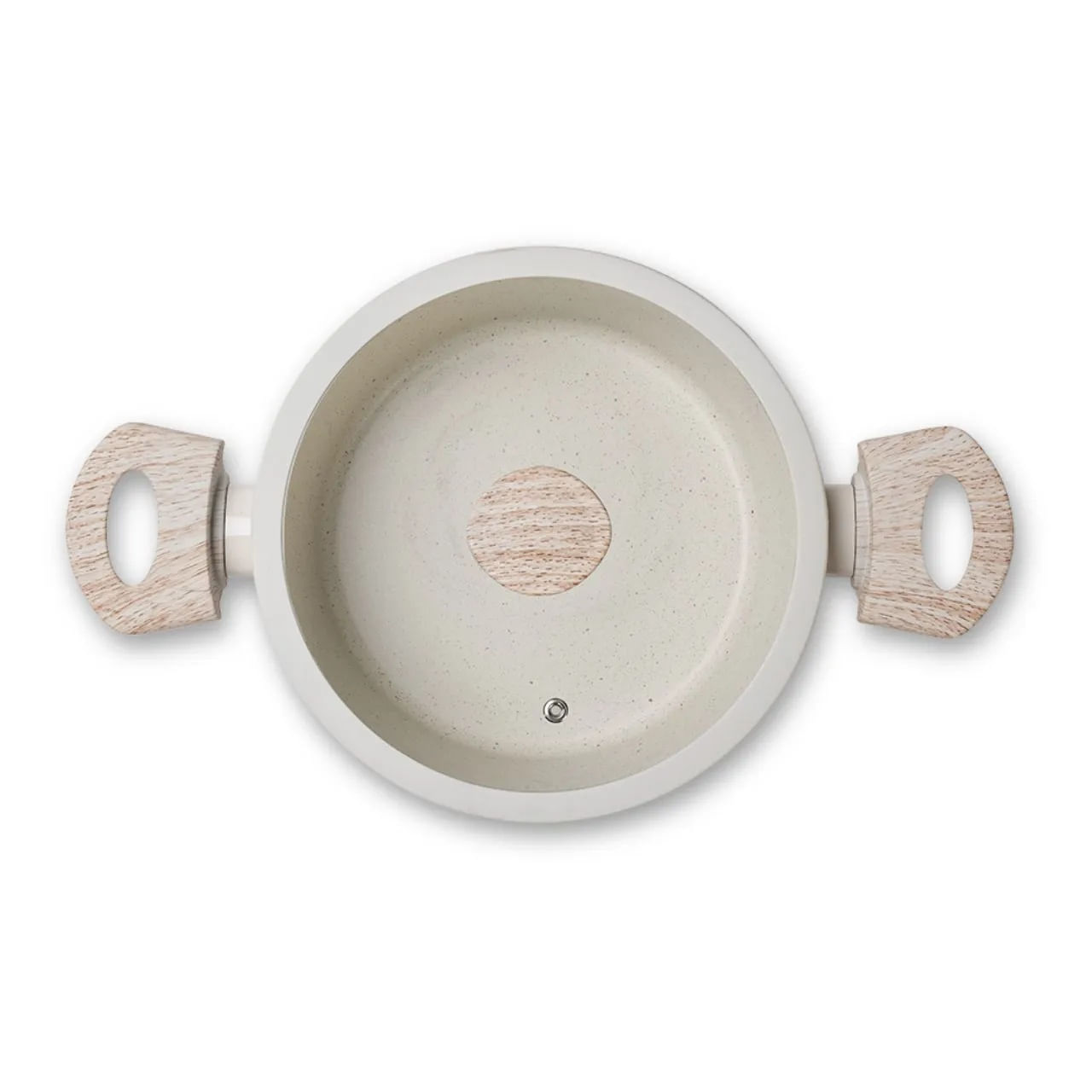 Caçarola de Indução Brinox Sirius Antiaderente Ceramic Life Ø24cm 4 Litros Vanilla - Imagem 3