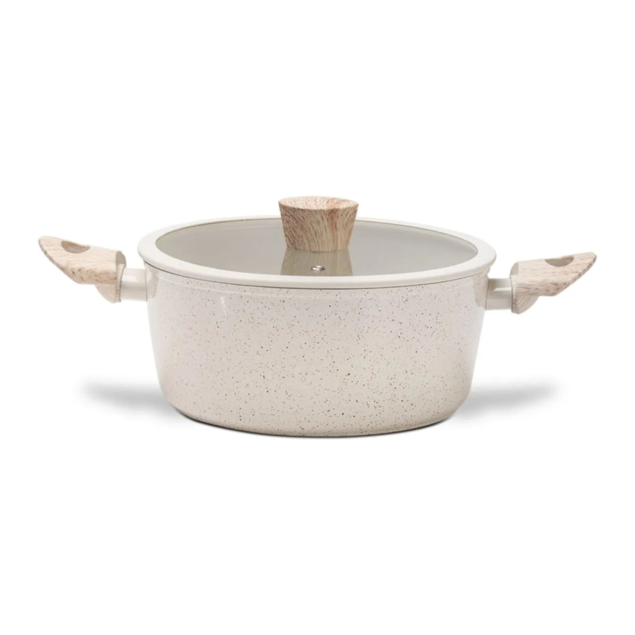 Caçarola de Indução Brinox Sirius Antiaderente Ceramic Life Ø22 cm 2,7 Litros Vanilla