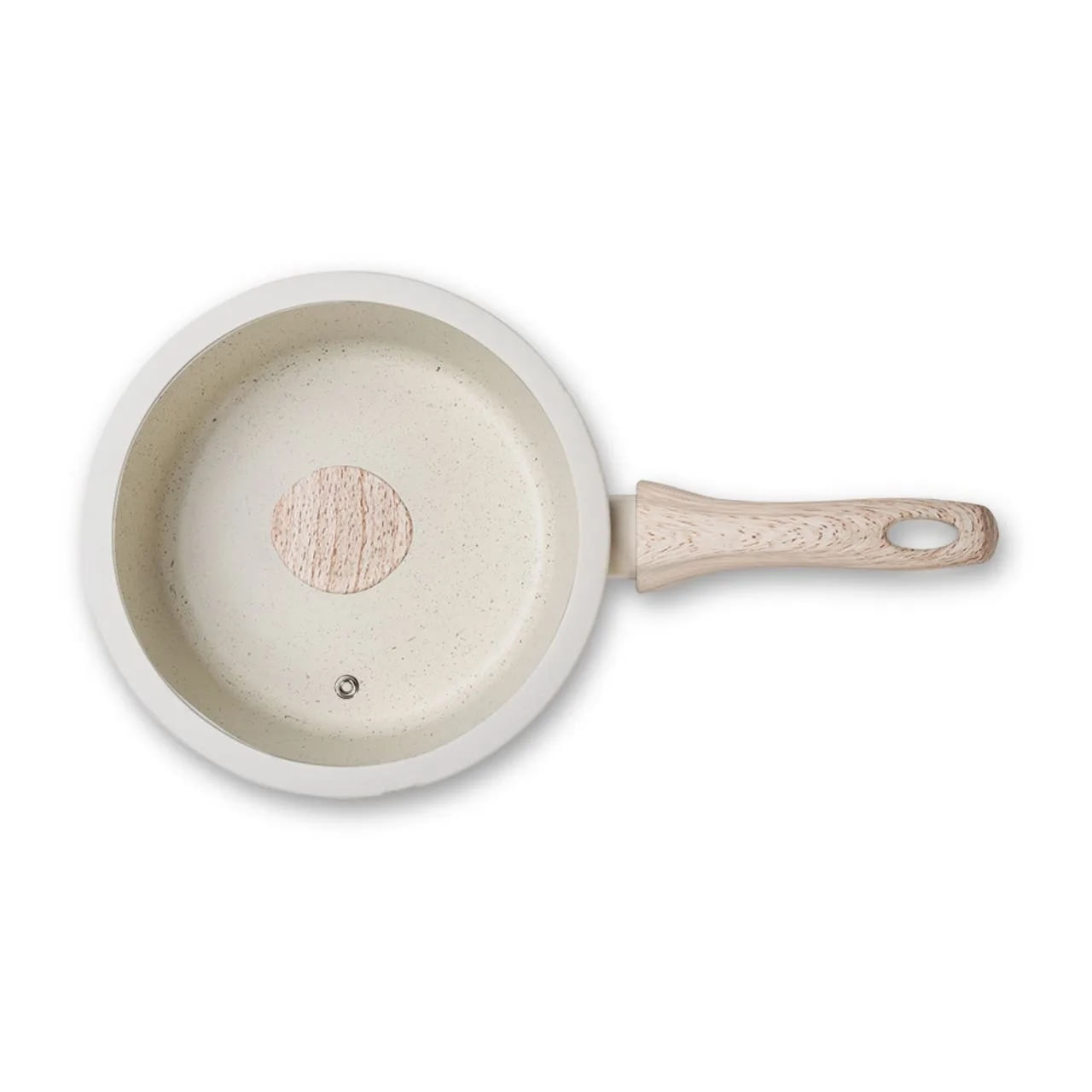 Panela de Indução com Tampa Brinox Sirus Antiaderente Ceramic Life Ø18cm 1,5 Litros Vanilla - Imagem 3