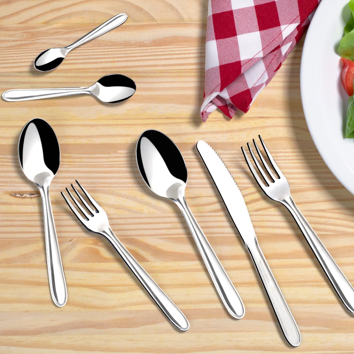 Faqueiro Brinox Siena 24 Peças Aço Inoxidável - Imagem 3