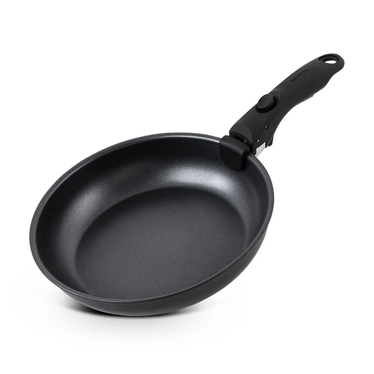 Jogo de Panelas Empilhável Brinox Fit 10 Peças Antiaderente Ceramic Life, Cabo Removível e Fundo de Indução - Preto - Imagem 13