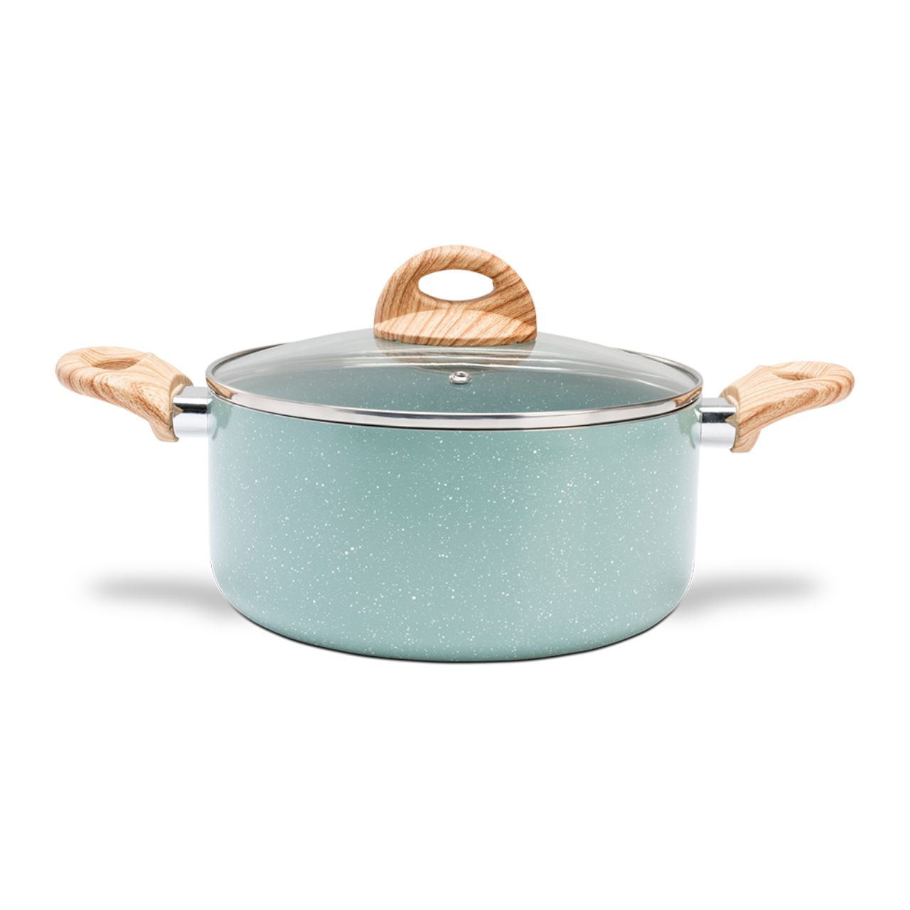 Caçarola de Indução com Tampa Brinox Botanika Antiaderente Ceramic Life Ø20cm 2,5 Litros Verde