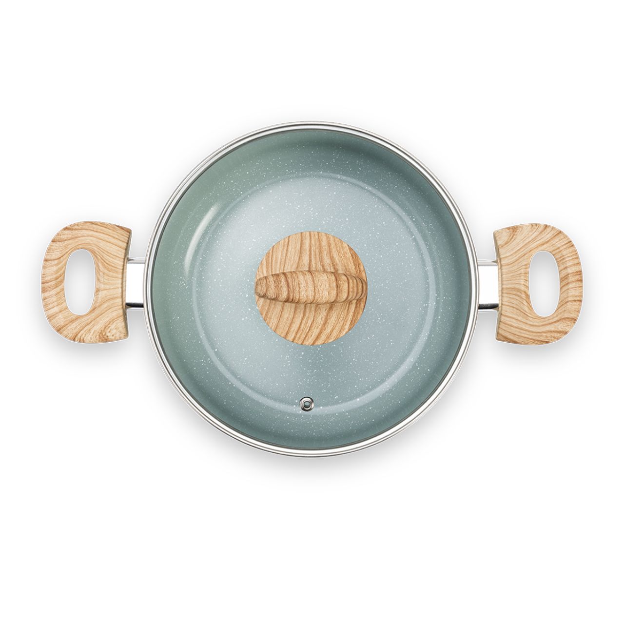 Caçarola de Indução com Tampa Brinox Botanika Antiaderente Ceramic Life Ø22cm 3,5 Litros - Imagem 4