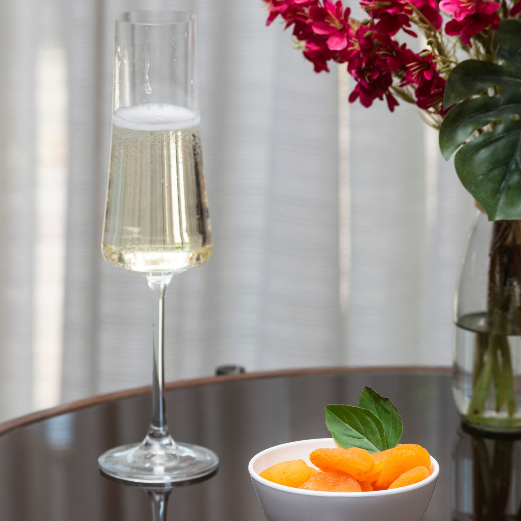 Jogo de 6 Taças para Espumante em Cristal Bohemia 210ml Haus Concept Pleasure - Imagem 2