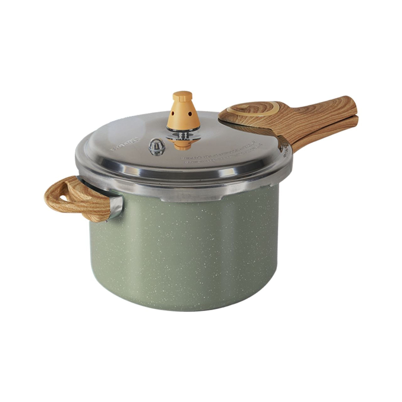 Panela de Pressão Indução Brinox Pressure Antiaderente Ceramic Life 4,2 Litros Botanika Verde - Imagem 4