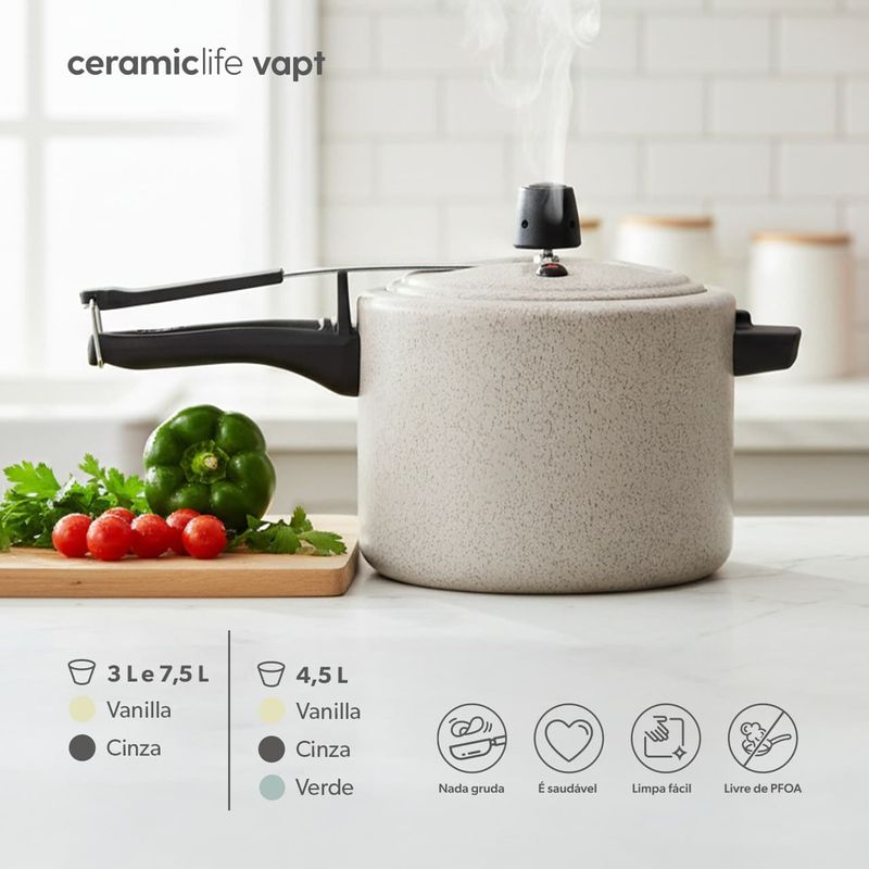 promocao-ceramic-life-brinox-antiaderente-panela-de-pressao-vapt-vanilla-g