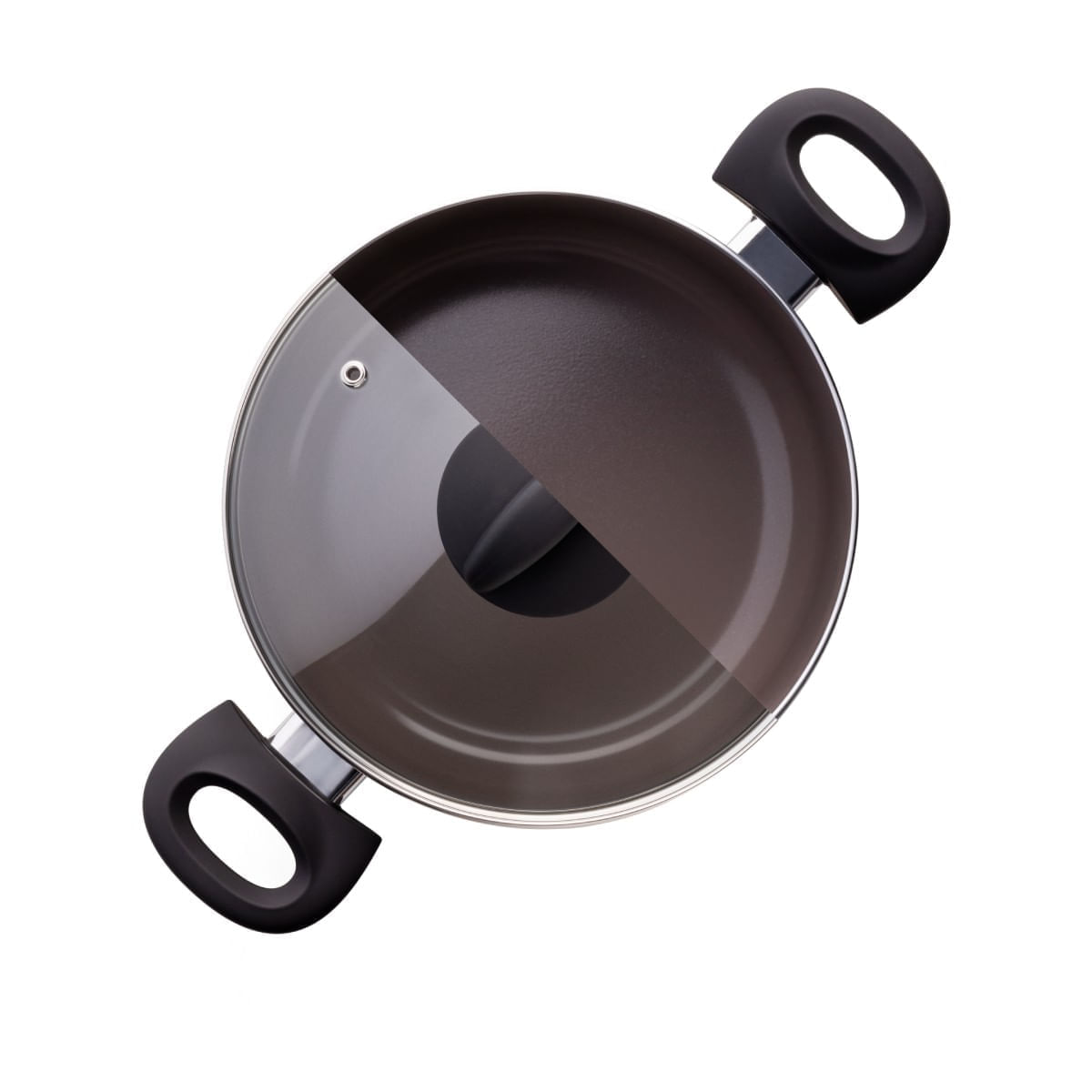 Jogo de Panelas Brinox Antiaderente Ceramic Life 6 Peças Smart Plus Preto - Imagem 10
