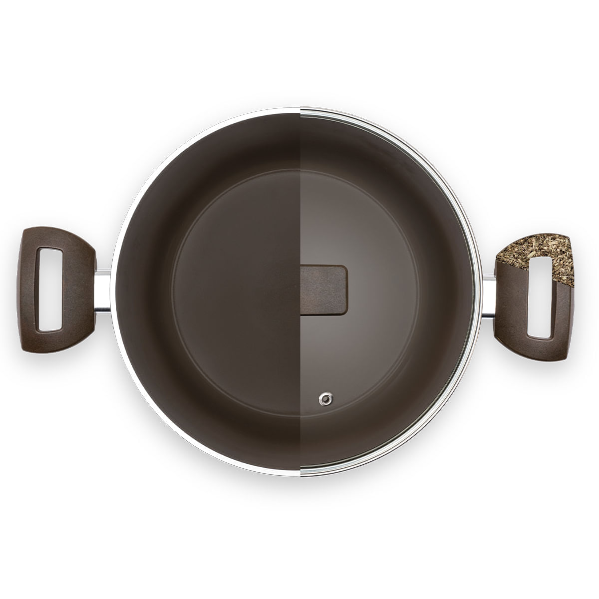 Jogo de Panelas Brinox Antiaderente Ceramic Life 5 Peças Organika com Indução Nata - Imagem 10