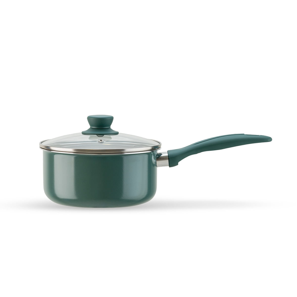 Jogo de Panelas Brinox Antiaderente Ceramic Life 7 Peças Easy Verde Jade - Imagem 9