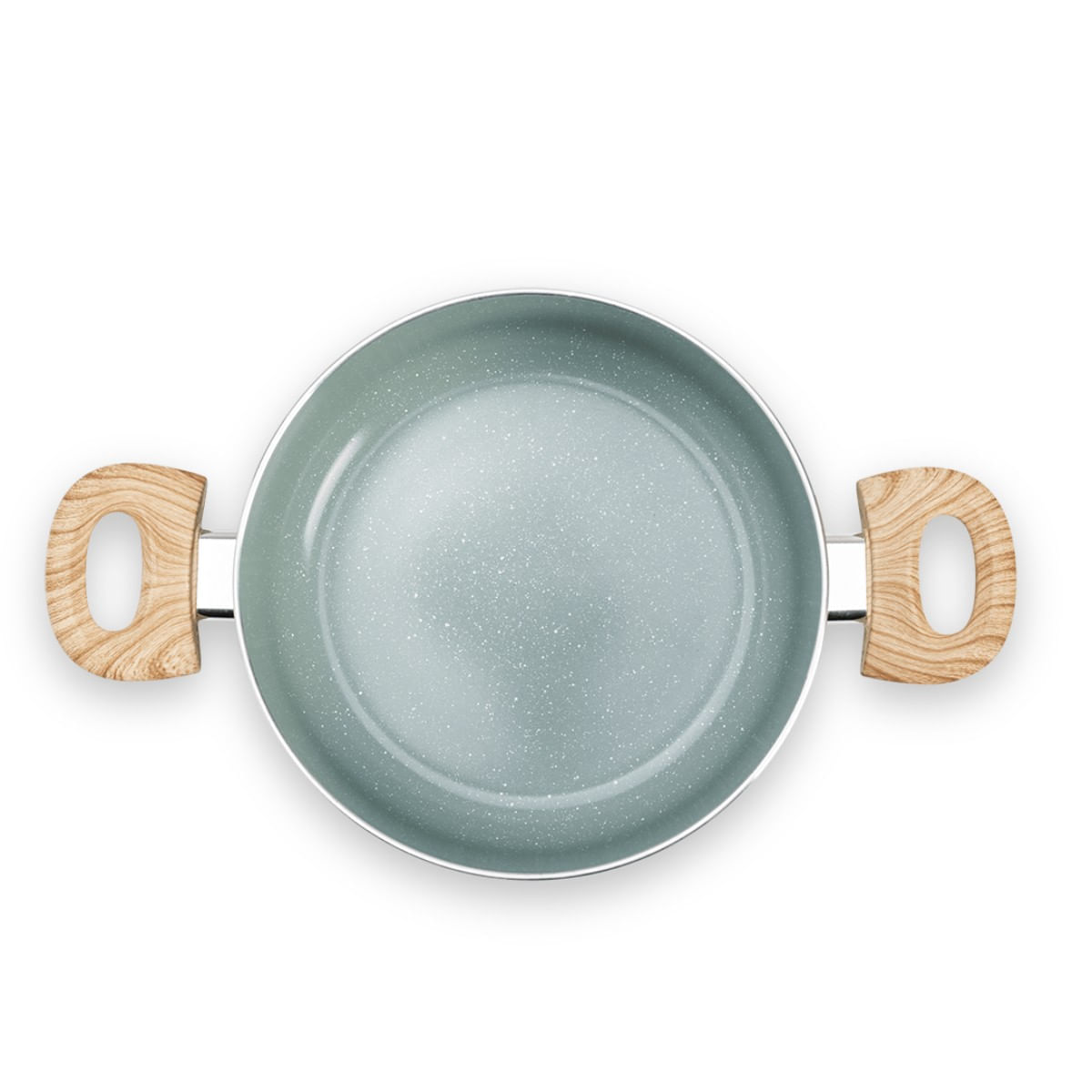 Jogo de Panelas Brinox Antiaderente Ceramic Life 6 Peças Botanika com Indução Verde - Imagem 6