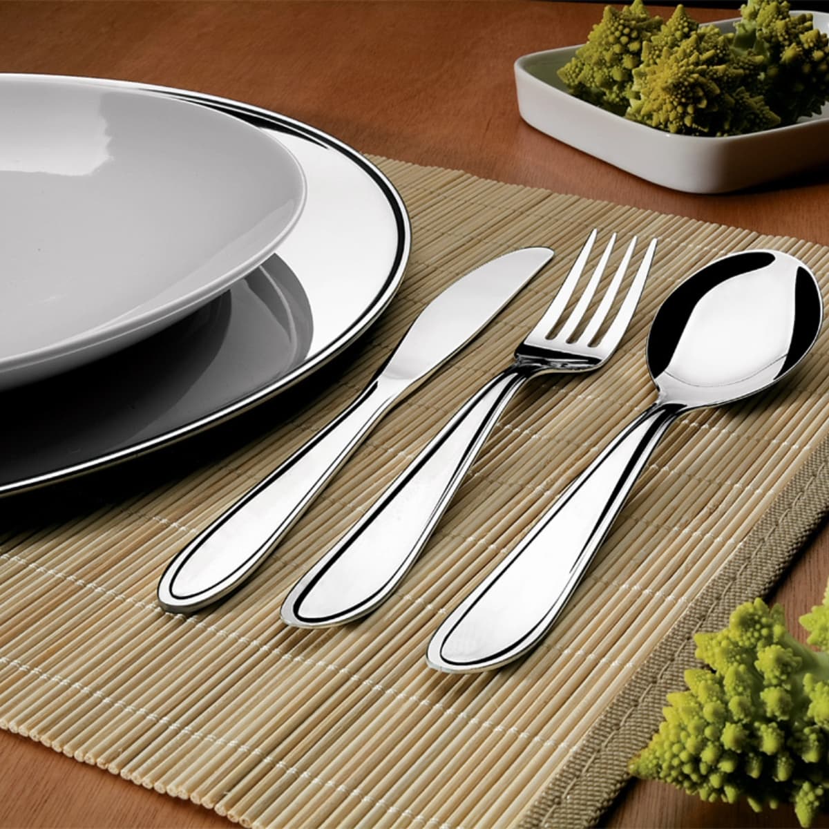 Faqueiro Brinox Lyon 24 Peças Aço Inoxidável - Imagem 2