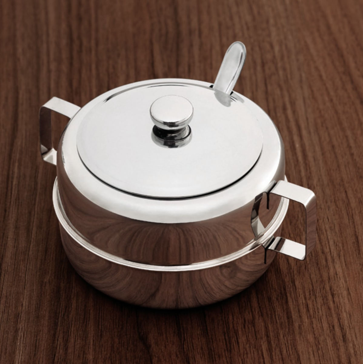 Açucareiro com Colher Brinox Jornata 300 g Aço Inox - Imagem 3