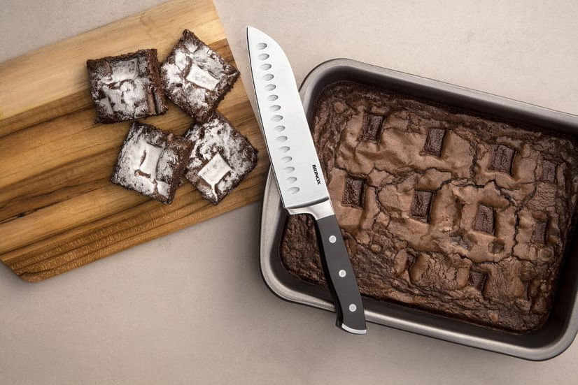 Faca Santoku para fatiar e picar 7" Infinity 31,4x4,6x1,9 cm - Imagem 3