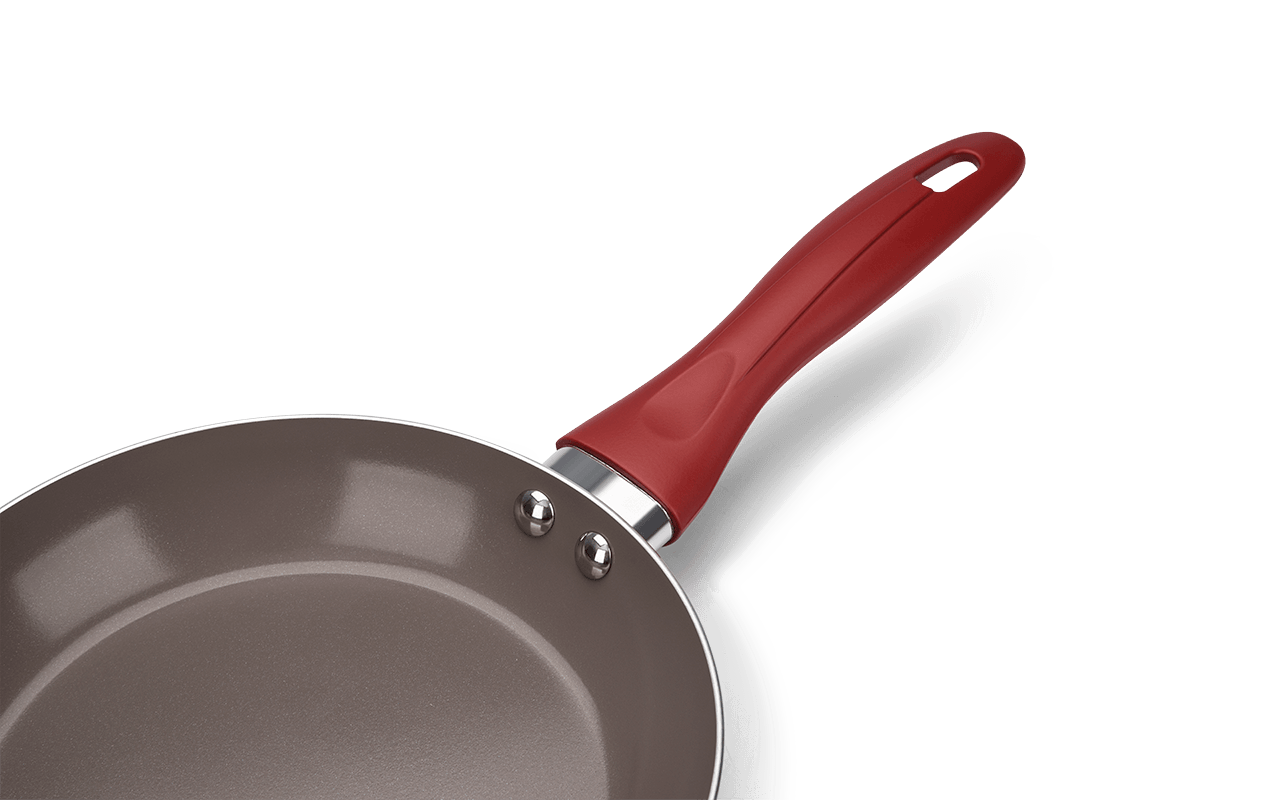 Frigideira Brinox Easy Antiaderente Ceramic Life Ø20cm 600ml Vermelha - Imagem 5