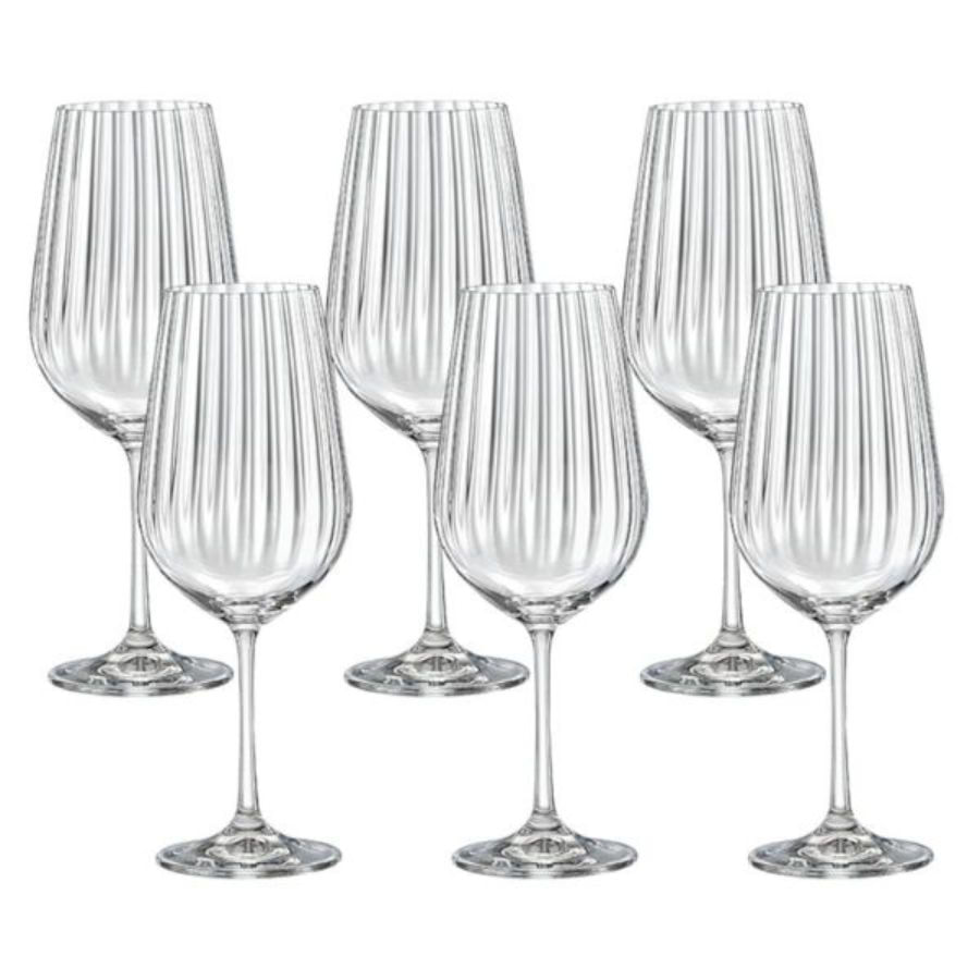 Jogo de 6 Taças para Água em Cristal Bohemia 550ml Haus Concept Dream