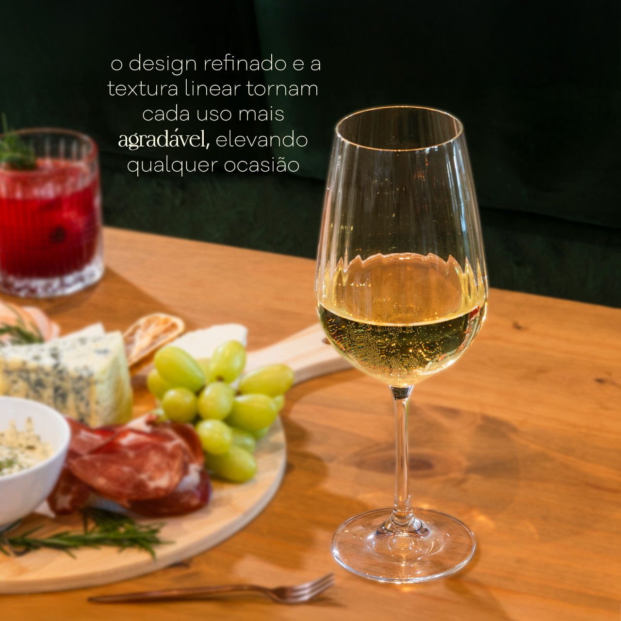 Jogo de 6 Taças para Água em Cristal Bohemia 550ml Haus Concept Dream - Imagem 4