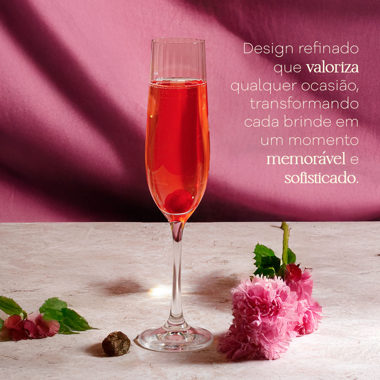 Jogo de 6 Taças para Espumante em Cristal Bohemia 190ml Haus Concept Dream - Imagem 4