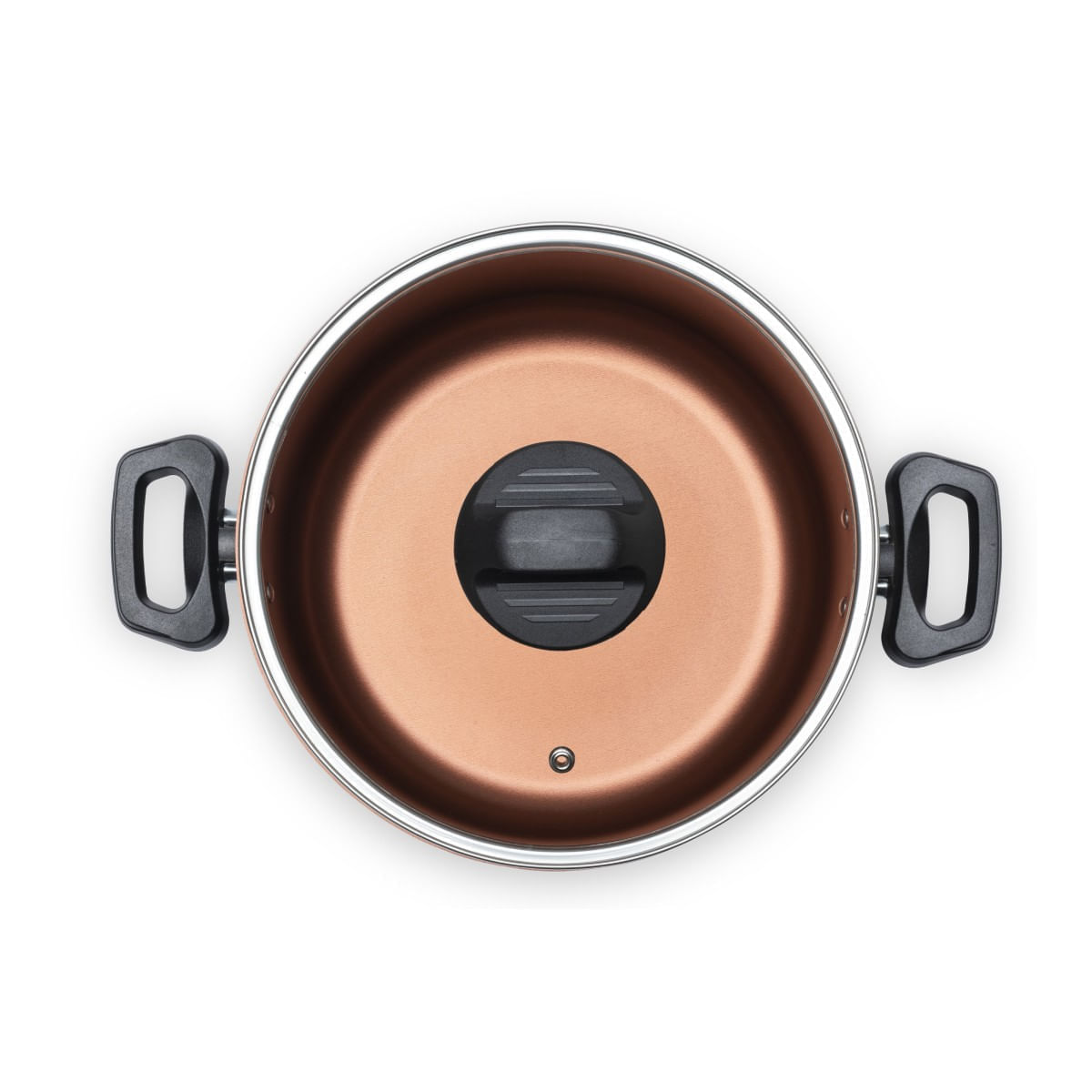 Jogo de Panelas Brinox Topázio Antiaderente Pro-Flon 5 Peças Cinza Range - Imagem 6