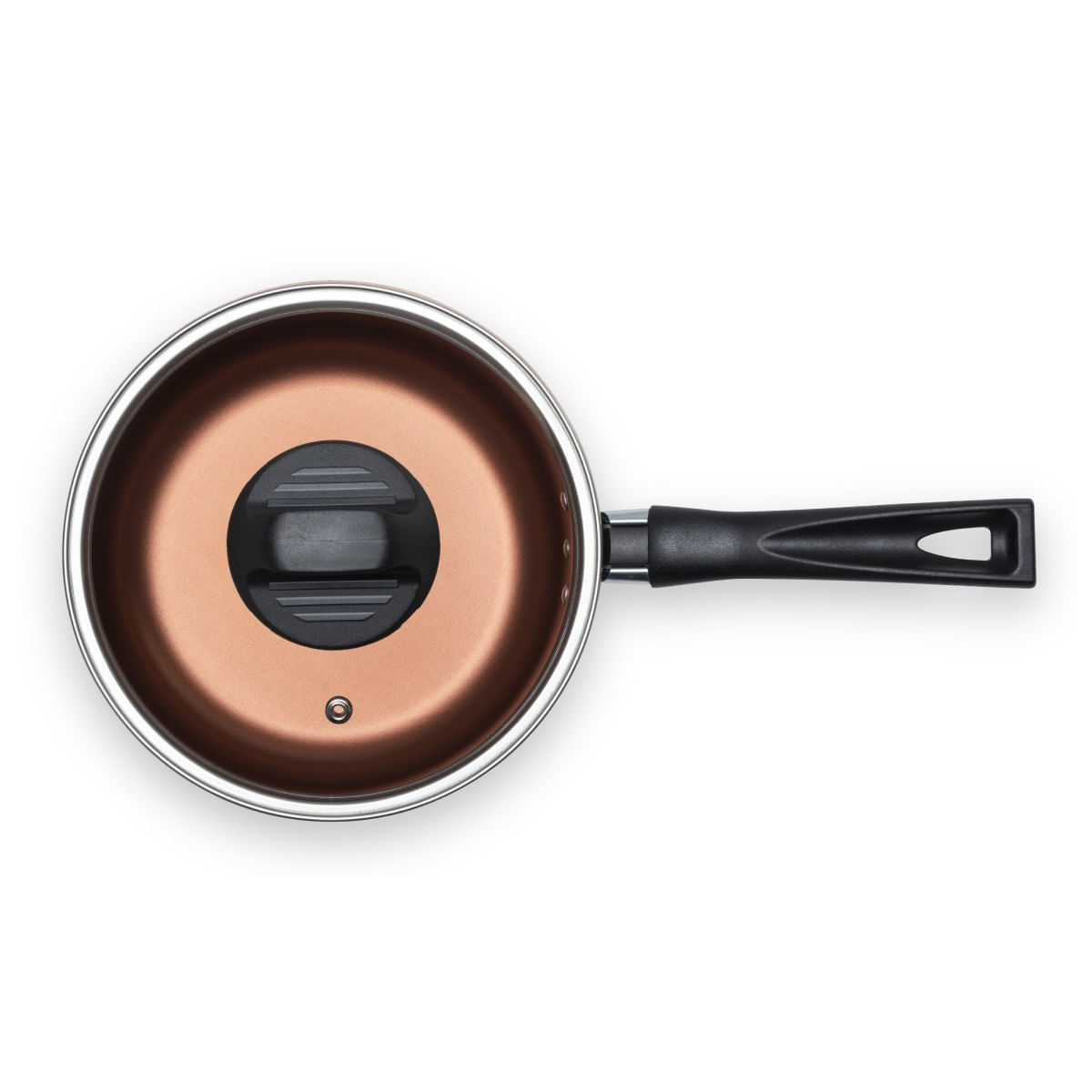 Jogo de Panelas Brinox Topázio Antiaderente Pro-Flon 5 Peças Cinza Range - Imagem 7