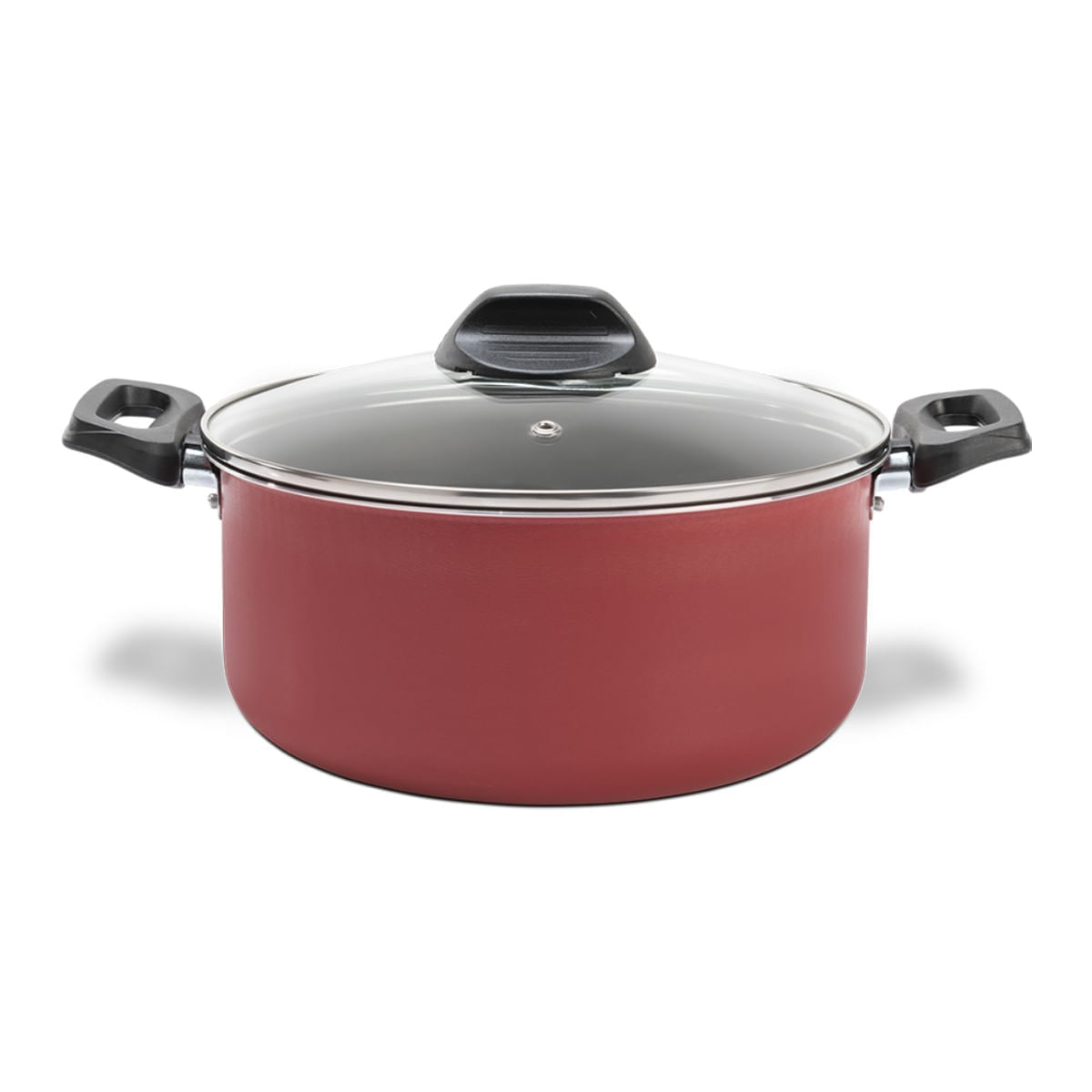 Jogo de Panelas Brinox Antiaderente Pro-Flon 4 Peças Ruby Vermelho - Imagem 3