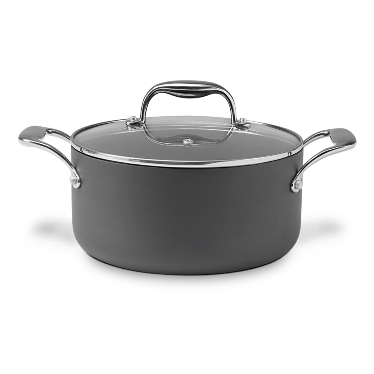 Jogo de Panelas Brinox Antiaderente Pro-Flon Premium 4 Peças Diamond com Indução Cinza - Imagem 12