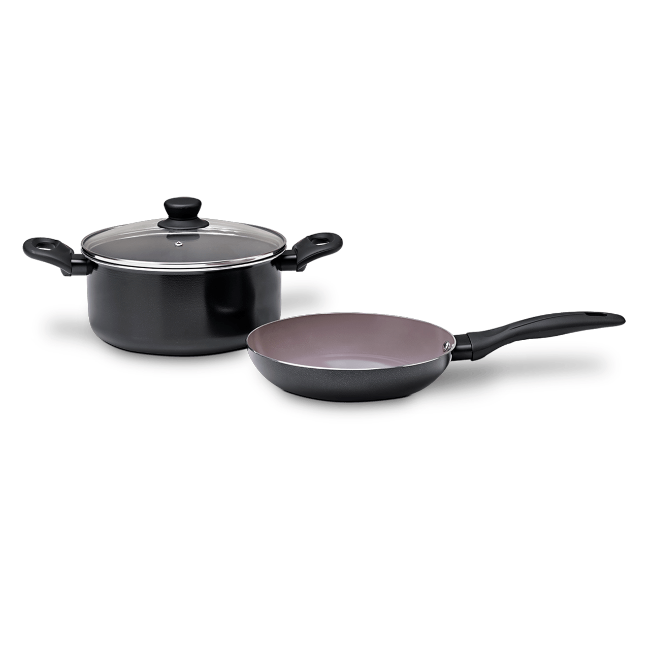 Jogo de Panelas Brinox Antiaderente Ceramic Life 6 Peças Tulip Preto - Imagem 7