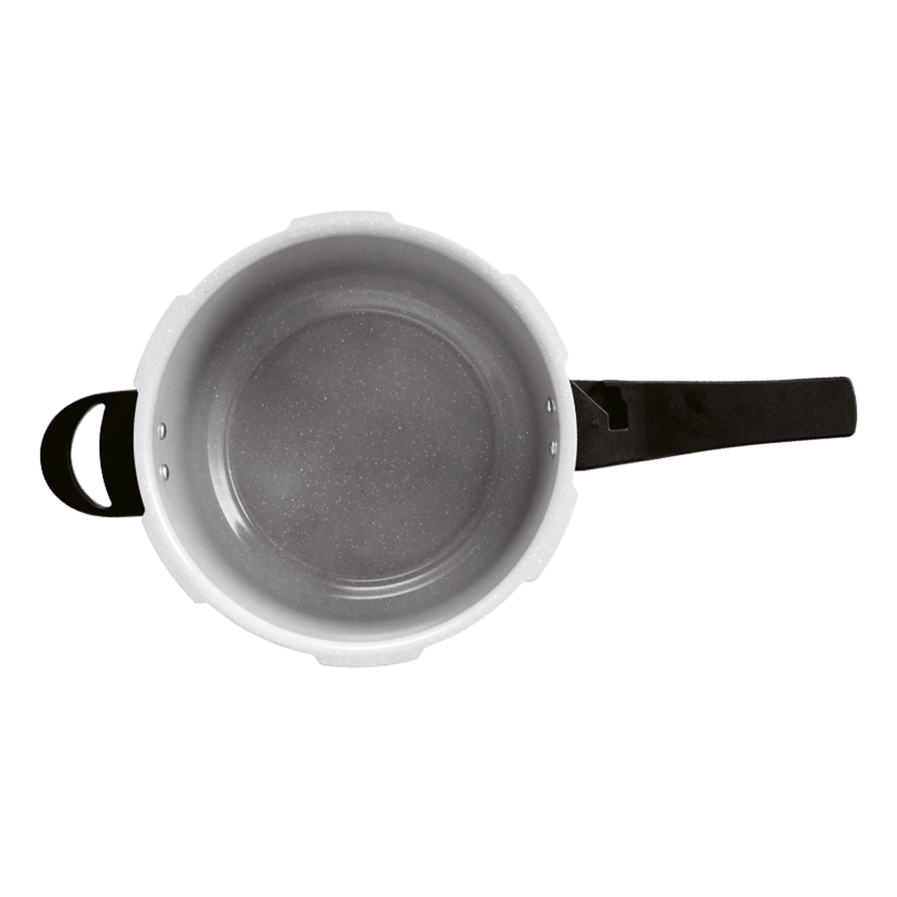 Panela de Pressão Indução Brinox Super Antiaderente Ceramic Life 5,4 Litros 22cm Gris - Imagem 3