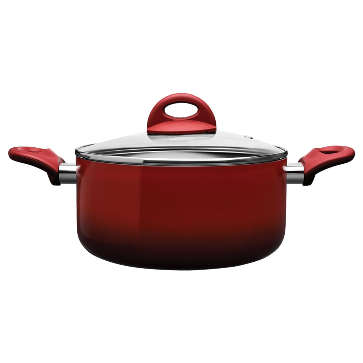 Jogo de Panelas Brinox Antiaderente Ceramic Life 5 Peças Smart Plus Vermelho - Imagem 8