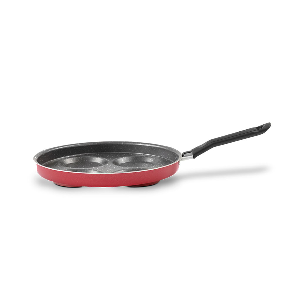 Frigideira 4 Ovos Brinox Naturalle Antiaderente Ceramic Life Ø26cm 1,3 Litros Garlic