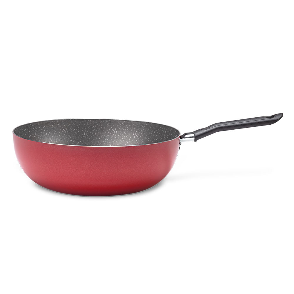 Wok Brinox Naturalle Antiaderente Ceramic Life Ø28cm 4,1 Litros Garlic