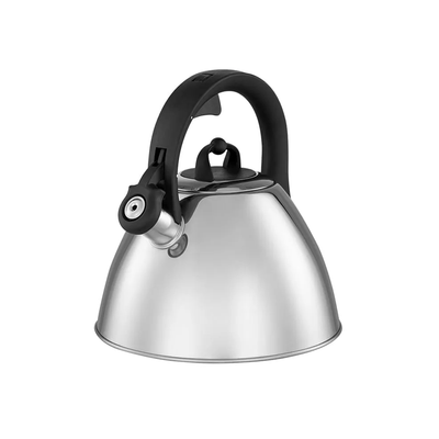 Chaleira de Inox com Indução e Apito Brinox Jasmin 3 Litros Metalizada
