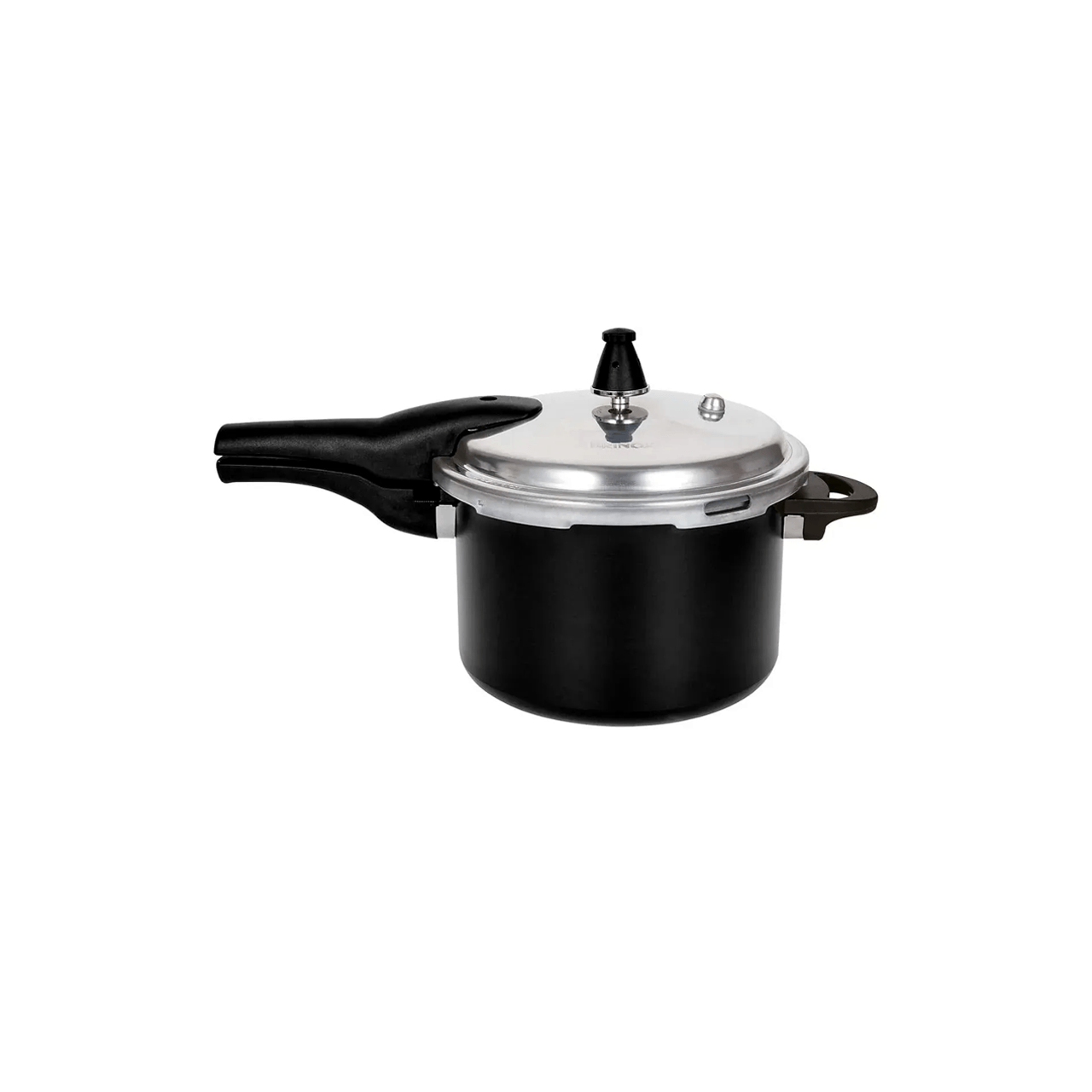 Panela de Pressão Indução Brinox Super Antiaderente Ceramic Life 4,2 Litros 20cm Preto