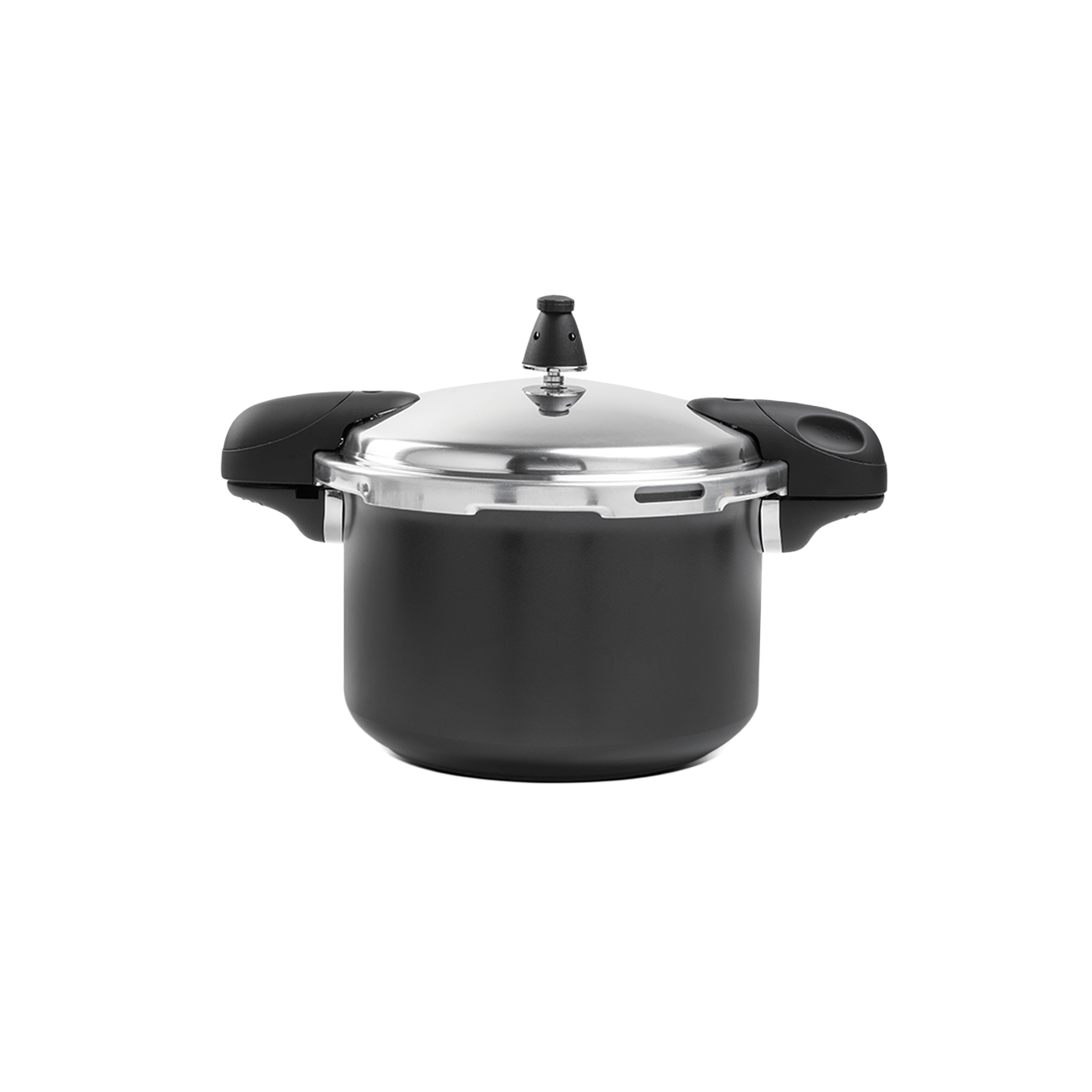 Panela de Pressão Indução Brinox Pressure Antiaderente Ceramic Life 5,4 Litros Preto