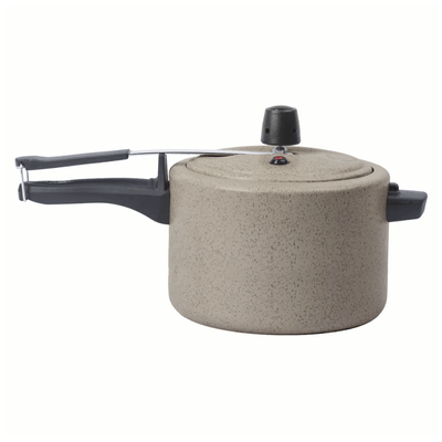 Panela de Pressão Brinox Vapt Antiaderente Ceramic Life 7,5 Litros Ø24cm Vanilla
