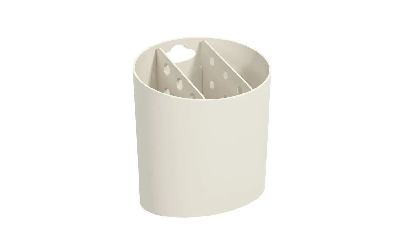 Escorredor de Talheres Oval Coza Basic Light Gray