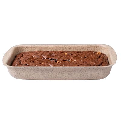 Assadeira Retangular Funda Brinox Ceramic Life Bakeware 33,5x24x5cm Vanilla