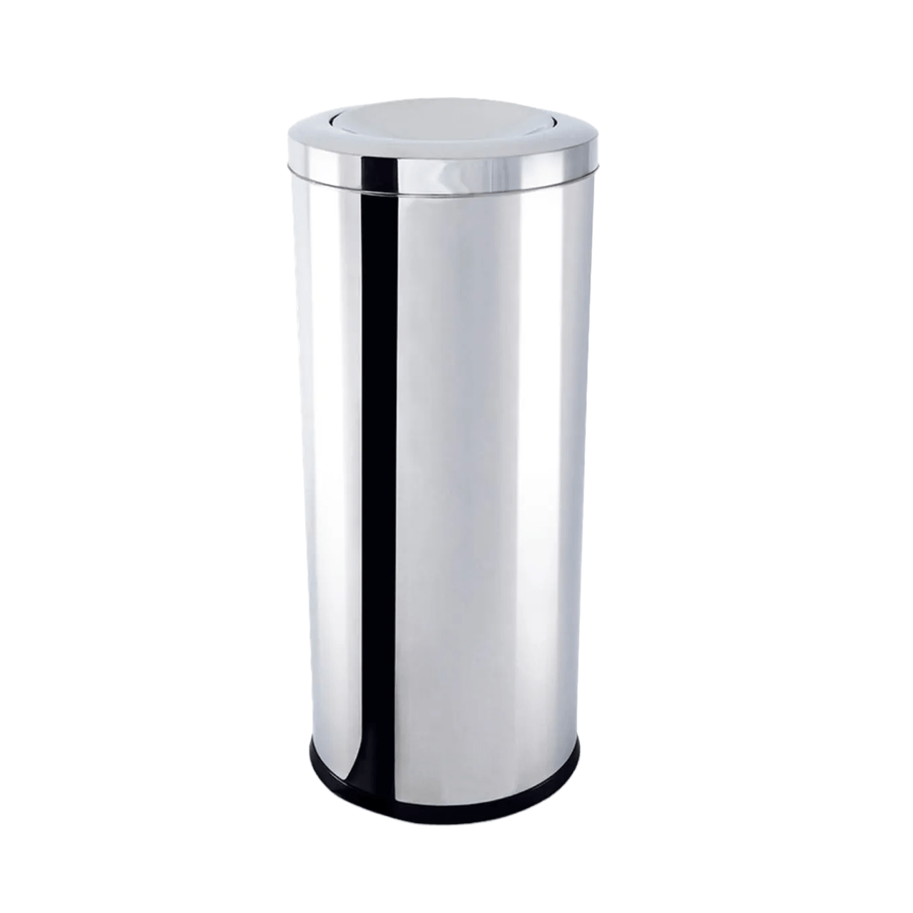 Lixeira com Tampa Basculante Brinox Decorline 47 Litros Ø30 Aço Inoxidável
