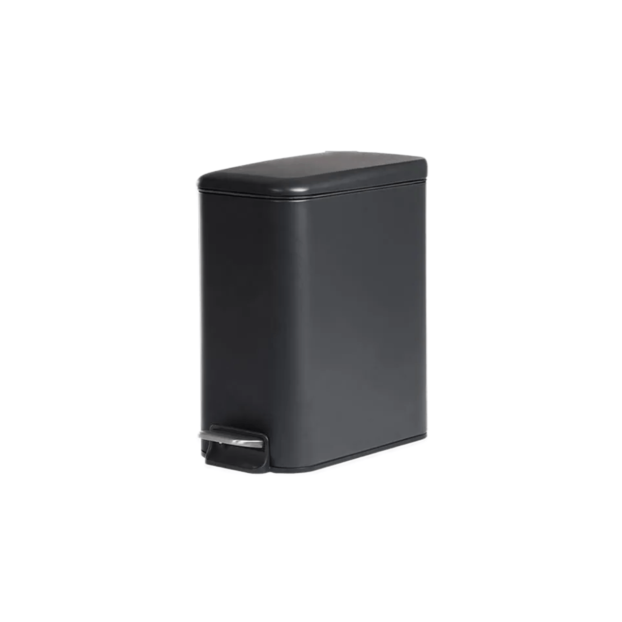 Lixeira com Pedal e Balde Brinox Matte 5 Litros Preto
