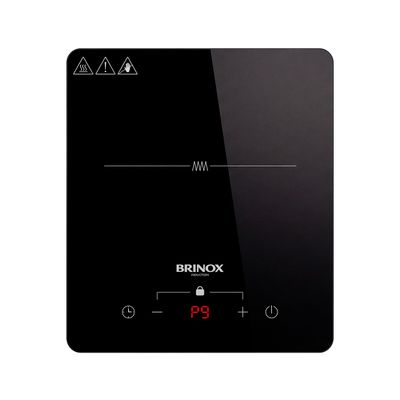 Cooktop de Indução 1 Boca Brinox Touch Screen 220V Preto