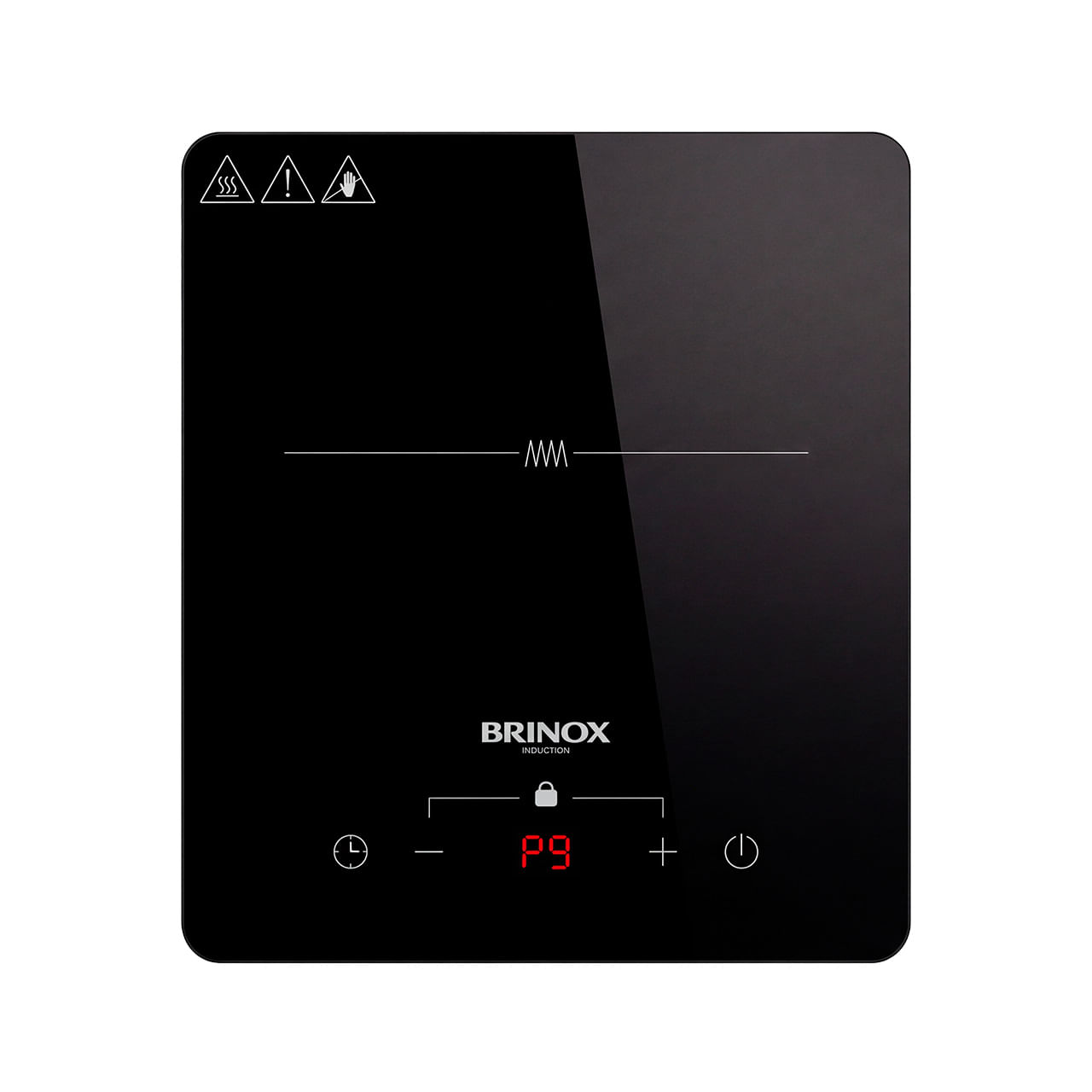 Cooktop de Indução 1 Boca Brinox Touch Screen 220V Preto