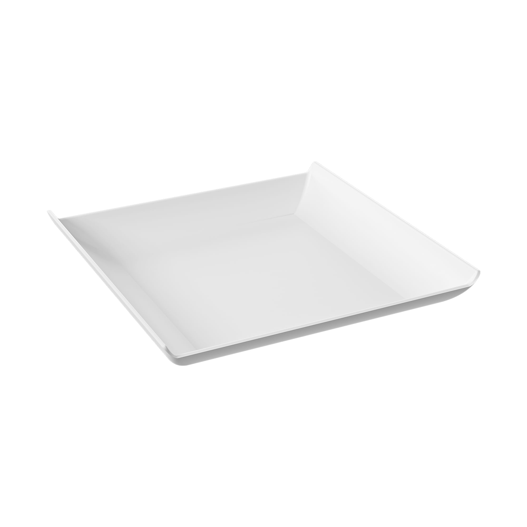 Prato Quadrado Coza Cozy Pequeno 16cm Branco
