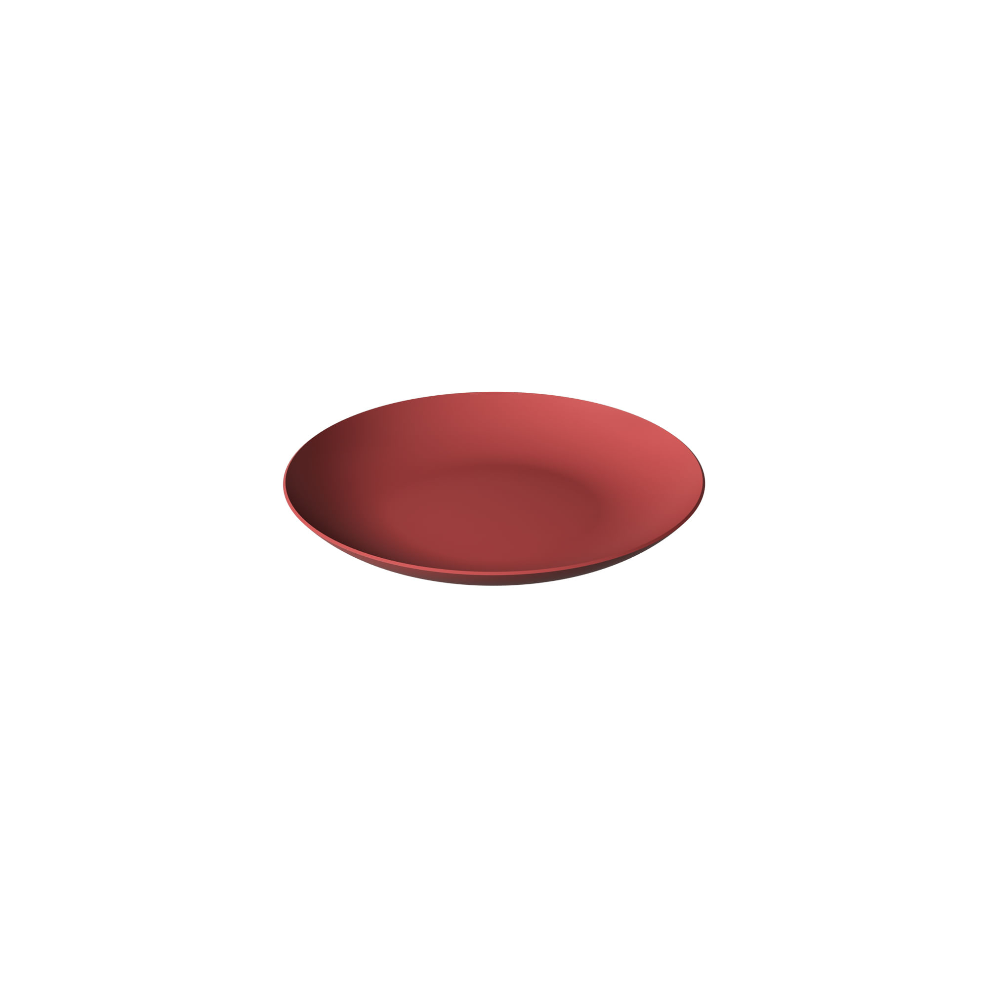 Prato Sobremesa Coza Cozy 18cm Vermelho Dust