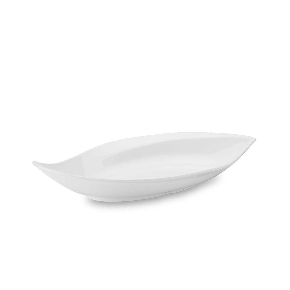 Kit 5 Travessas Fundas Folha Haus Concept 3 Litros 52cm Branco