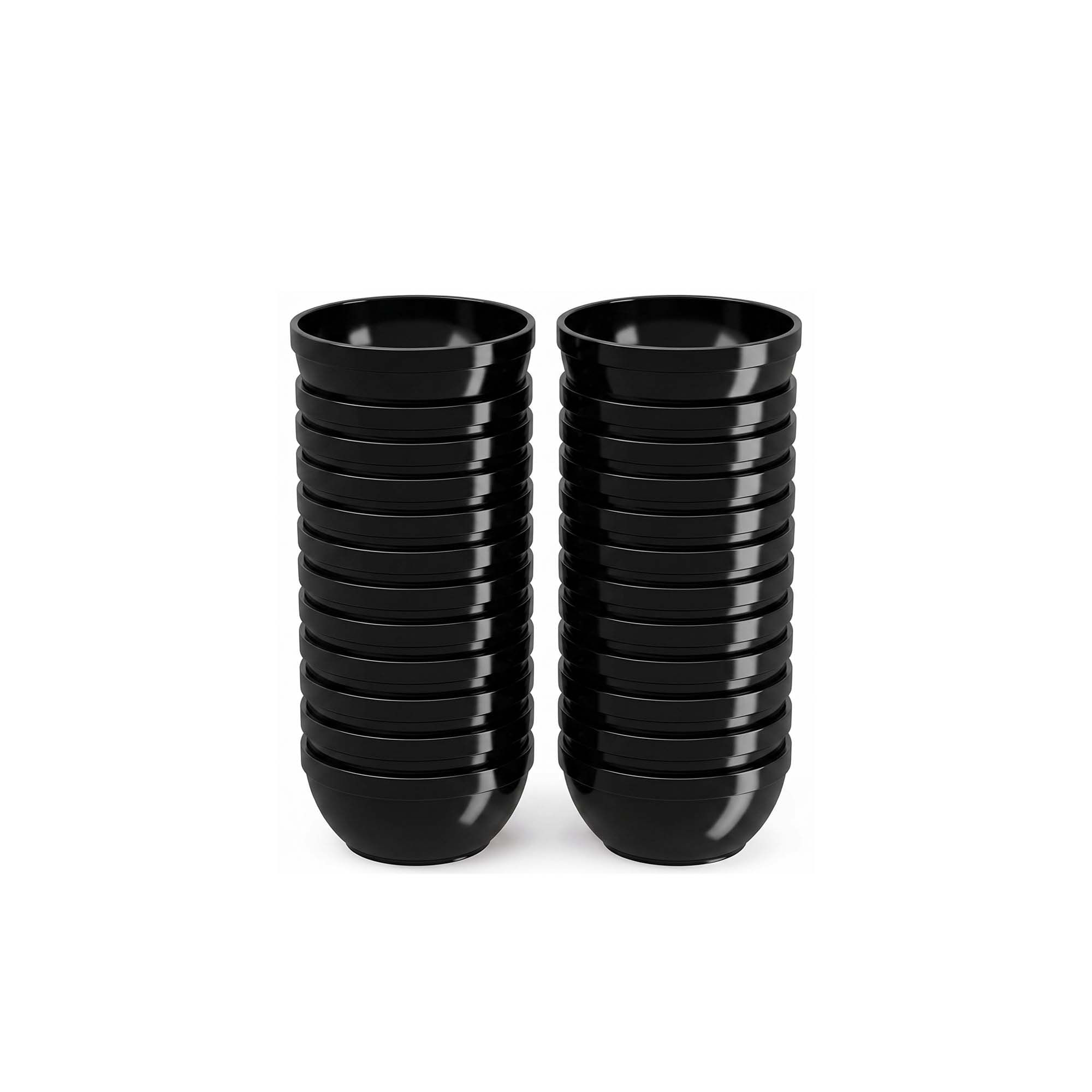 Kit 24 Cumbucas Coza Uno 350ml Preto