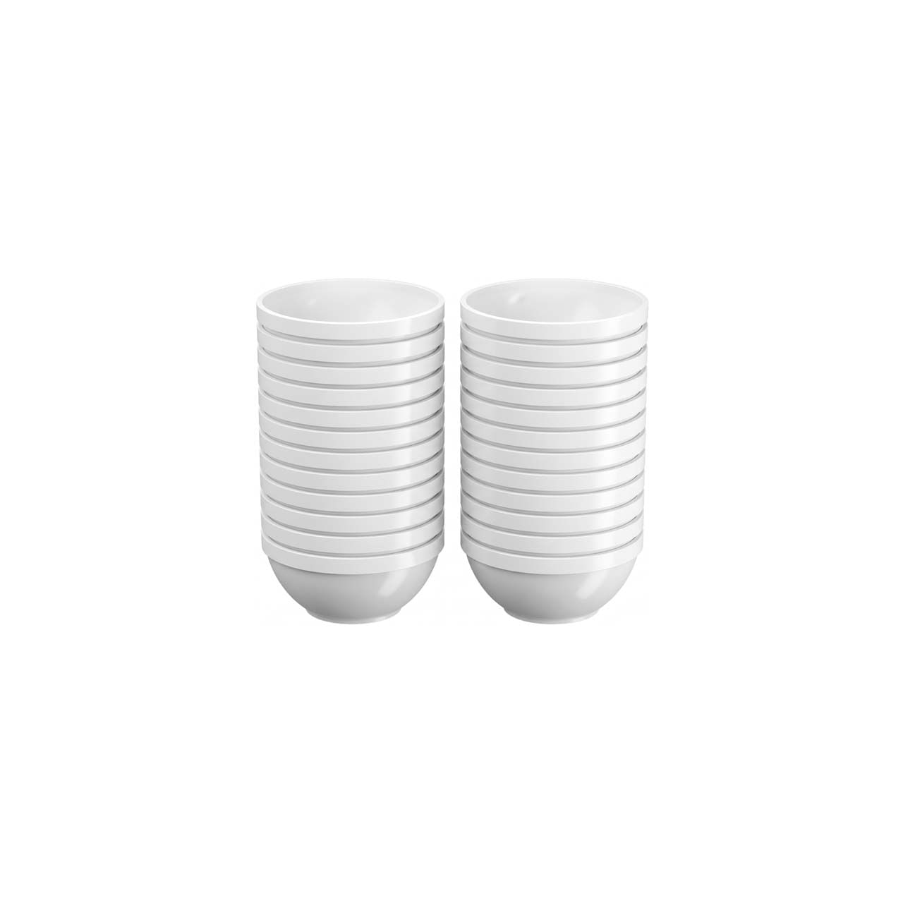 Kit 24 Cumbucas Coza Uno 550ml Branco