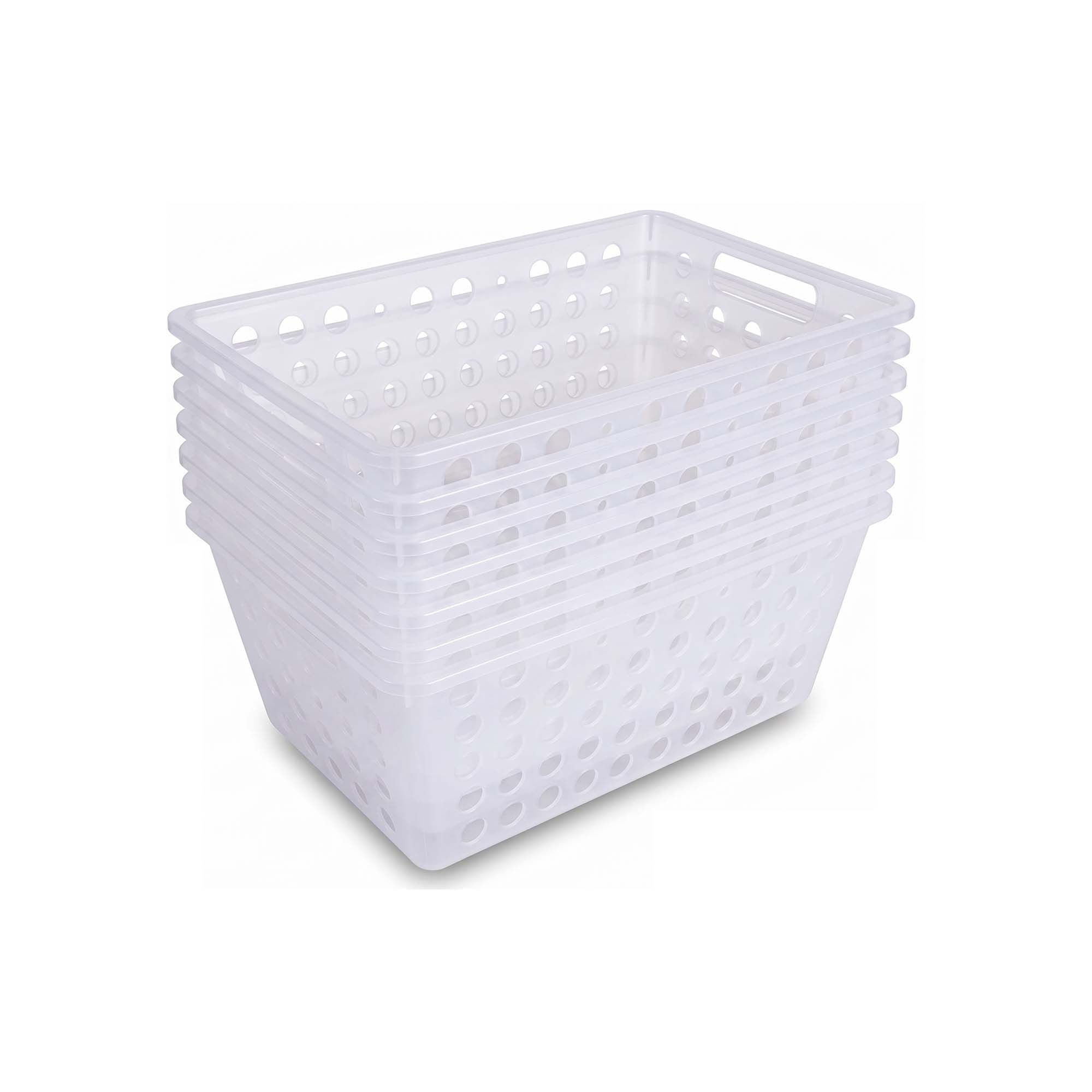 Kit 8 Cestas Organizadoras Grandes Coza One 4,7 Litros Natural